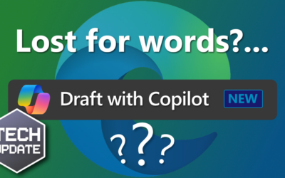 Lost for words? Draft with Copilot can help