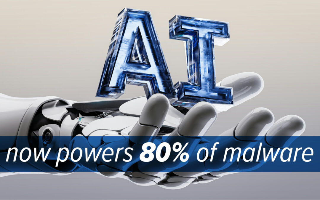 80% of malware is powered by AI