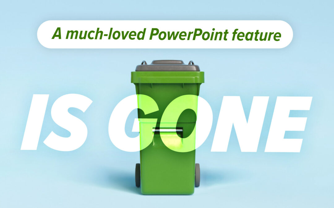 PowerPoint drops its “Reuse Slides” feature