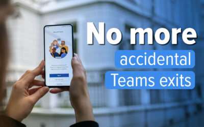 Teams update: No more accidental quitting